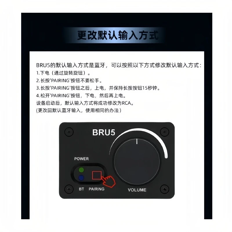 TPA3255 2x300W Bluetooth Amplifier BT5.0 Module 2.0 Stereo High-power BRU5 DSP Tuning