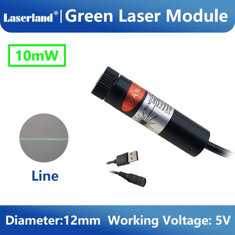 Green Laser Diode Module Dot Line Cross Projector for Alignment of Cloth Cutting Location