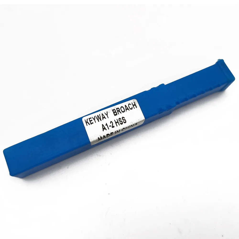 مجموعة أدوات Keyway Broach، A-grade HSS Keyway Push Broach لـ A1-2 A1-3 1/8A