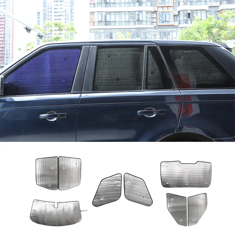 

For 2005-2013 Land Rover Range Rover Sport L320 aluminum foil car full window glass anti-UV sunshade car interior accessories