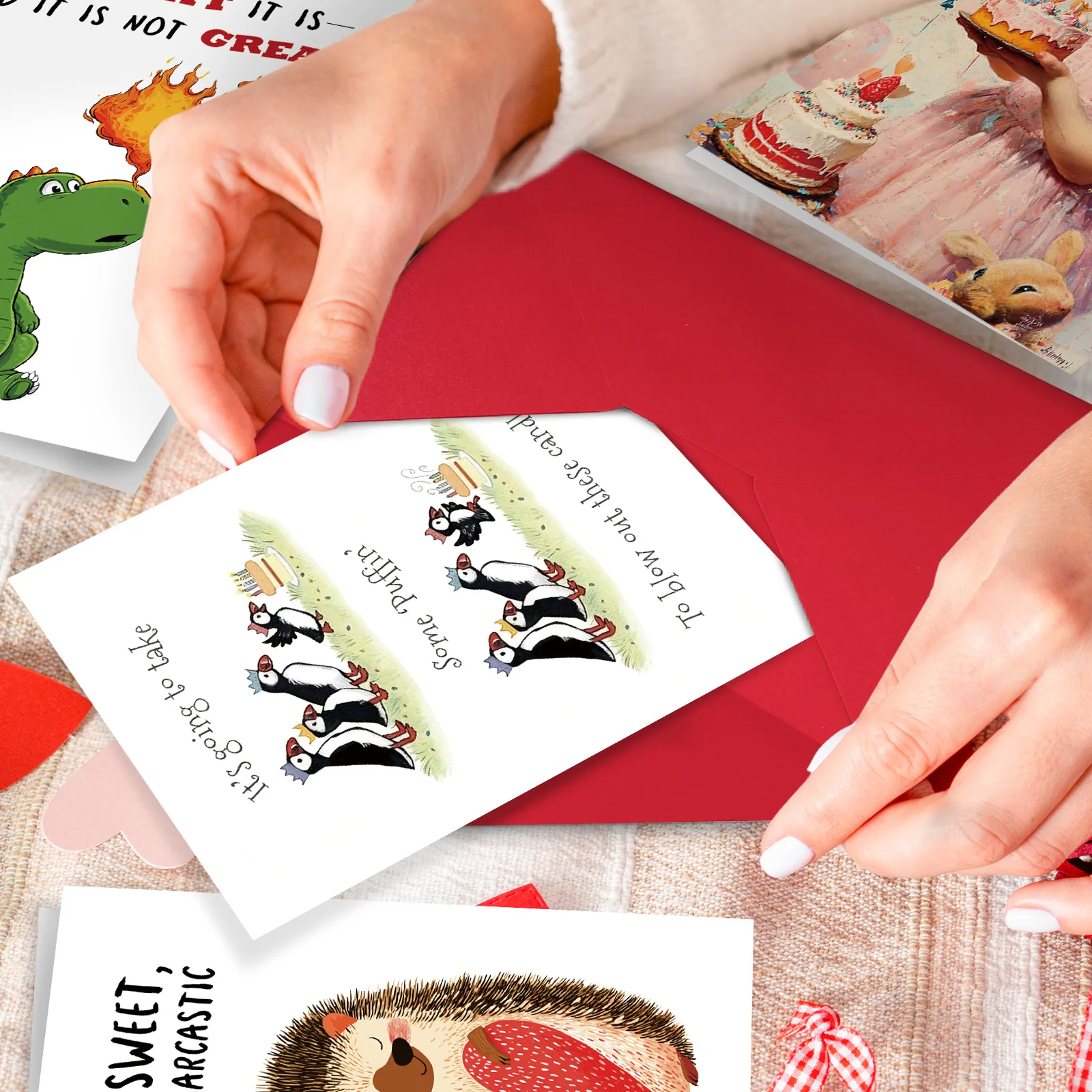 Creative Humor Adult Fun Cards Funny Birthday Party Wishes Gifts Greeting Cards - view 2