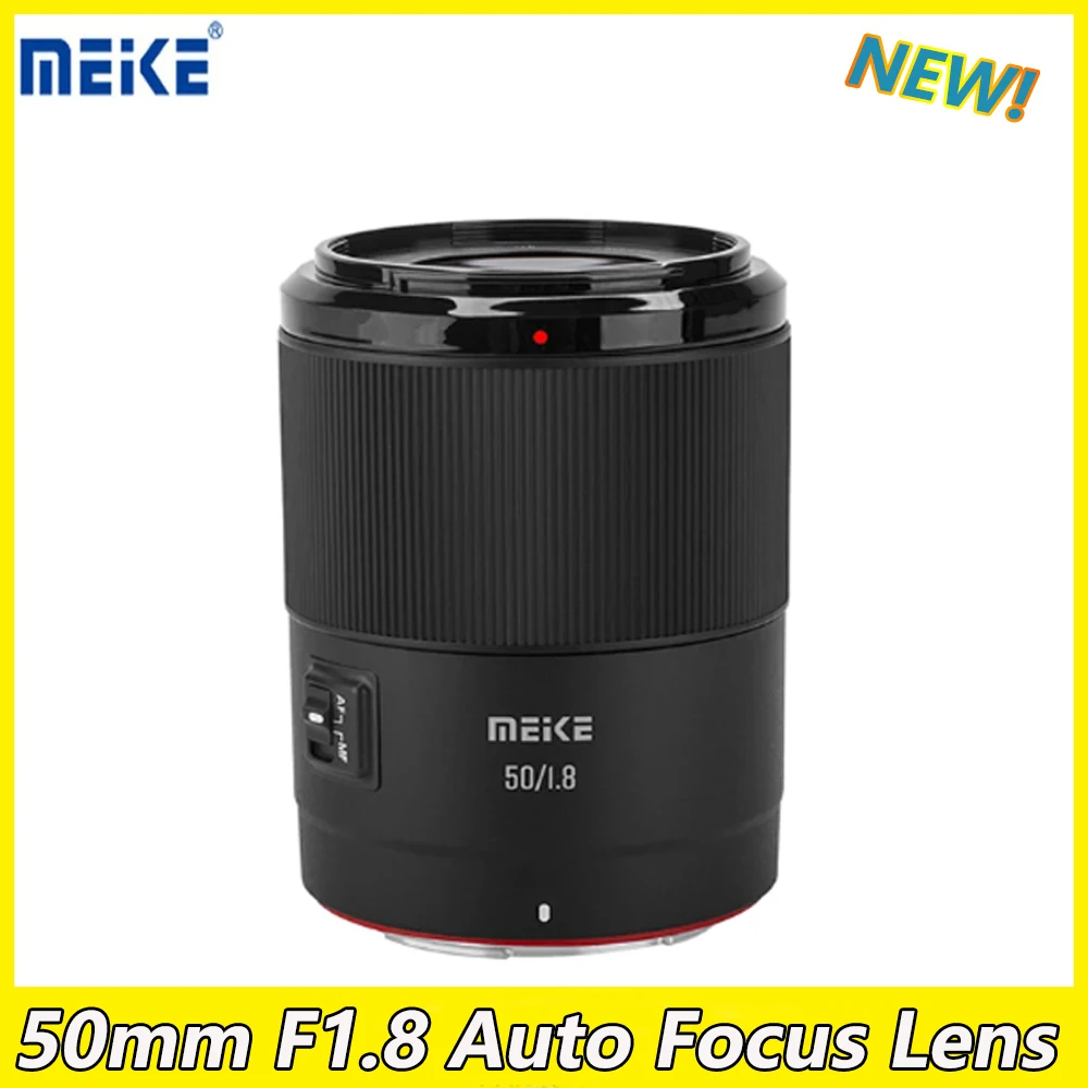 MEKE 50mm F1.8 Auto Focus Full Frame Lens for Nikon Z Sony E Panasonic L Mount Cameras Portrait Photography