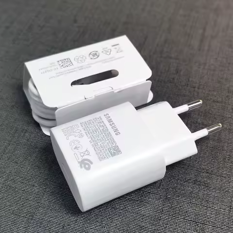 Samsung 25W Charger Super Fast Charge Adapter for Galaxy S20 S21 S22 S23 S24 note 20 Ultra A55 A35 A25 A15 Z Flip Fold 6 5 4 3 2