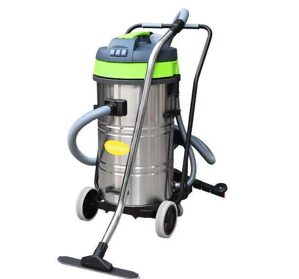 

8m Power Cord 44cm Diameter 80L Capacity 250mbar Suction Industrial Vacuum Cleaner Machine For Warehouse Cleaning