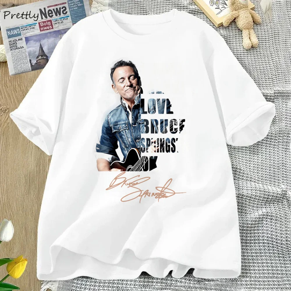 Bruce Springsteen Tee donna streetwear t-shirt ragazza giapponese manga streetwear vestiti