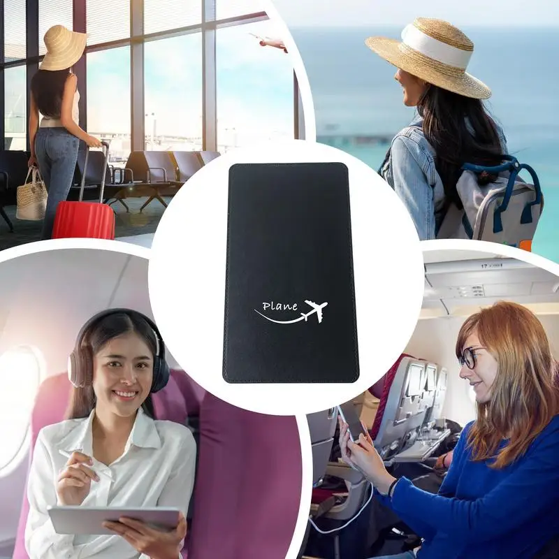 Soporte de teléfono para avión, accesorio de viaje para Smartphone, plegable, Flexible, para escritorio y tableta