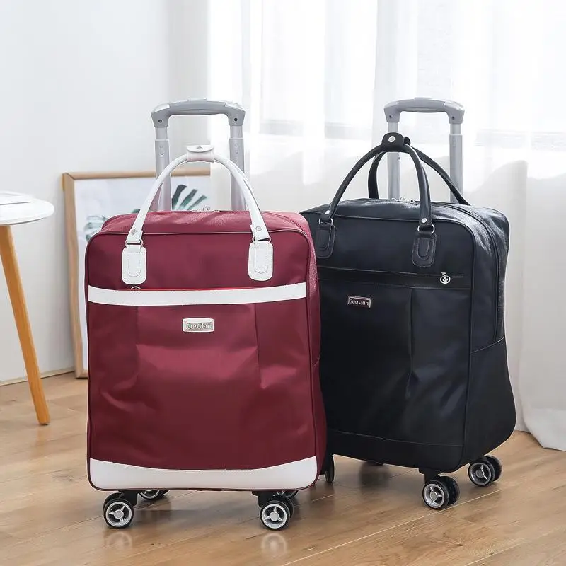 

Faionable Ox Handheld Lage with Universal Wheels for ort Busin Trips 22 Inch 20 Inch Women's Travel Suitcase