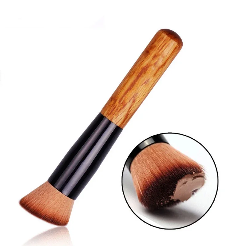 1Pc Professional Foundation Makeup Brush Cosmetic Beauty Make Up Tools Kabuki Powder Blush Foundation Flat Top Brush