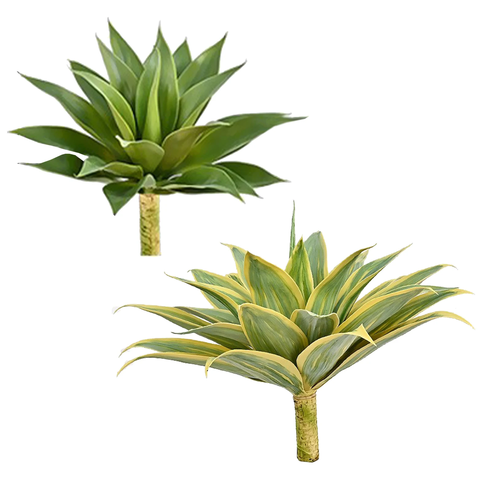 Fake Agave Succulent Plant 28 Inch Big Size Faux Succulents Stems For Indoor Outdoor Artificial Plants Natural Garden Home Decor