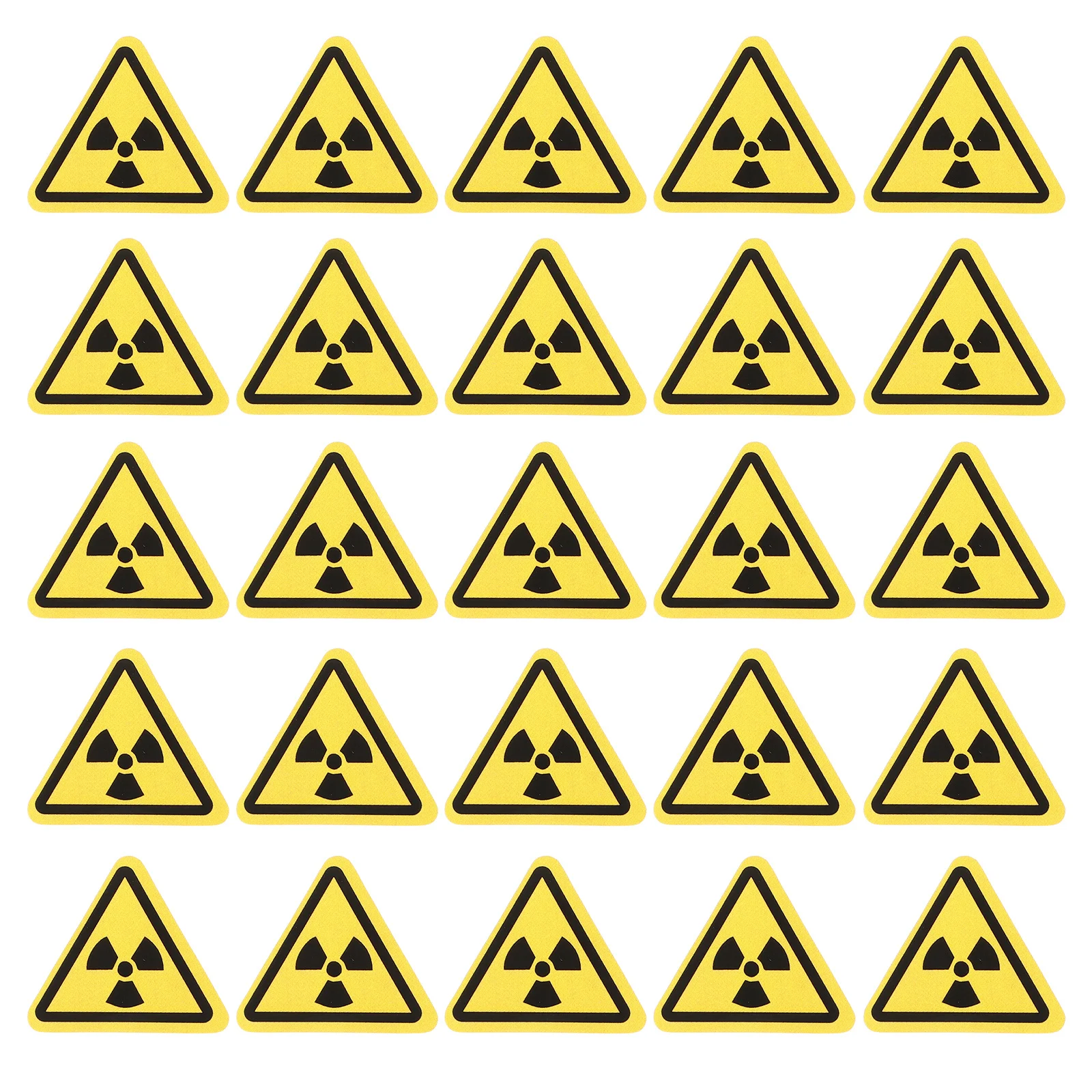 

290pcs Radiation Warning Stickers High Visibility Durable Labels For Equipment Labs Plants Do Not Touch Decals Safety