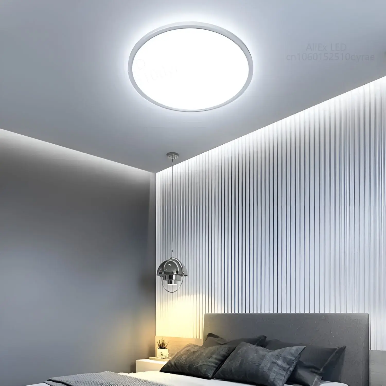 Lámpara de Panel Circular LED para decoración del hogar, luz de techo montada en superficie, CA 85-265V, 6W, 9W, 13W, 18W, 24W, nueva