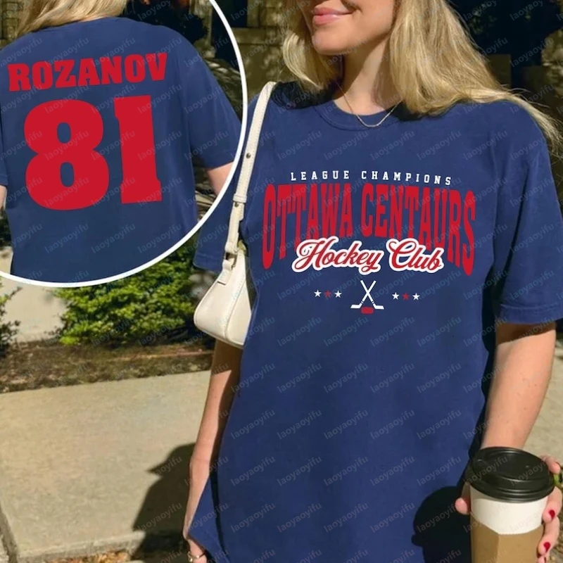 

Embroidered Rozanov 81-Ottawa Centaurs Sweatshirt Hudson Williams Connor Storrie Heated Rivalry T-Shirt Ilya Shane Shirt Bookish