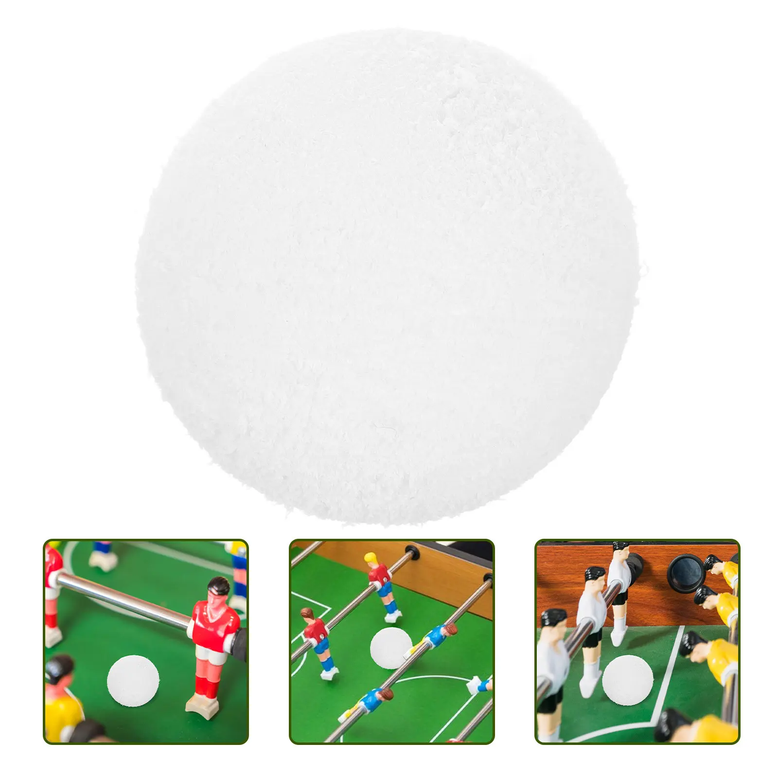 

Mini Tabletop Foosball Ball Replacement for Indoor Soccer Games Silent ABS Material Family Fun Portable Desk Game Football Ball