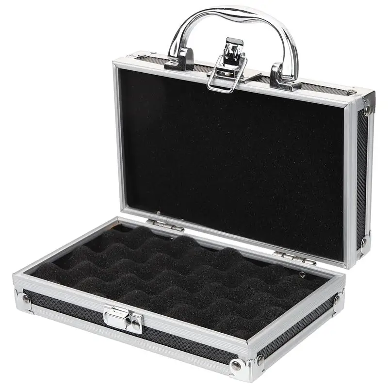 Metal Tools Case Portable Aluminum Alloy Vessel Tools Carrying Case Tools Container