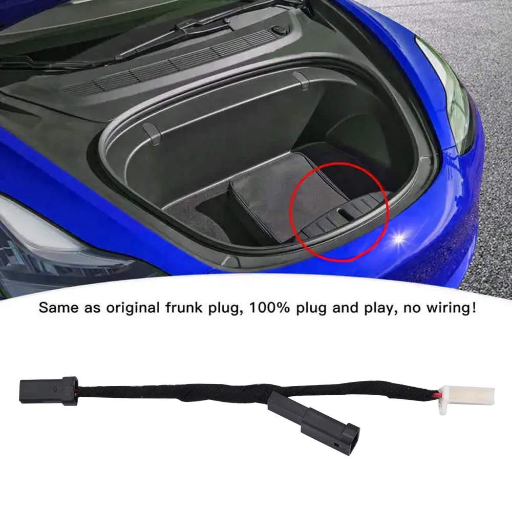 For Tesla Model Y Model 3 Front Trunk Light Car Front Trunk Frunk LED Surround Light Strip Modified Lighting Accessories