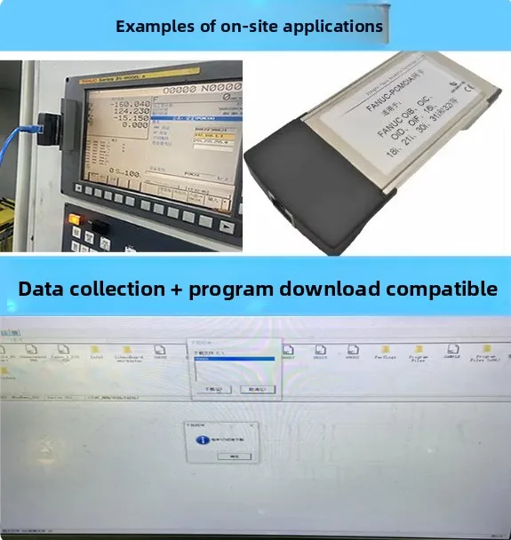 N930 Fanuc network interface card machine tool networking DNC program CF card slot to network port FOCAS