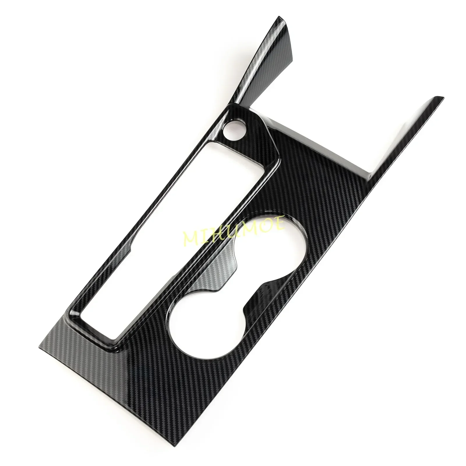 Carbon Fiber Center Console Gear Shift Panel Cover Trims For Nissan Altima 2019 2020 2021 2022 2023 2024