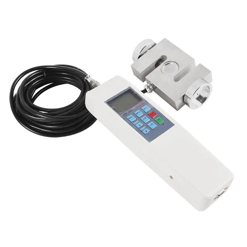 50KN 5 Ton Digital Push Pull Dynamometer Gauge Force Tester with LCD Display for Tension Compression Measurement Tool