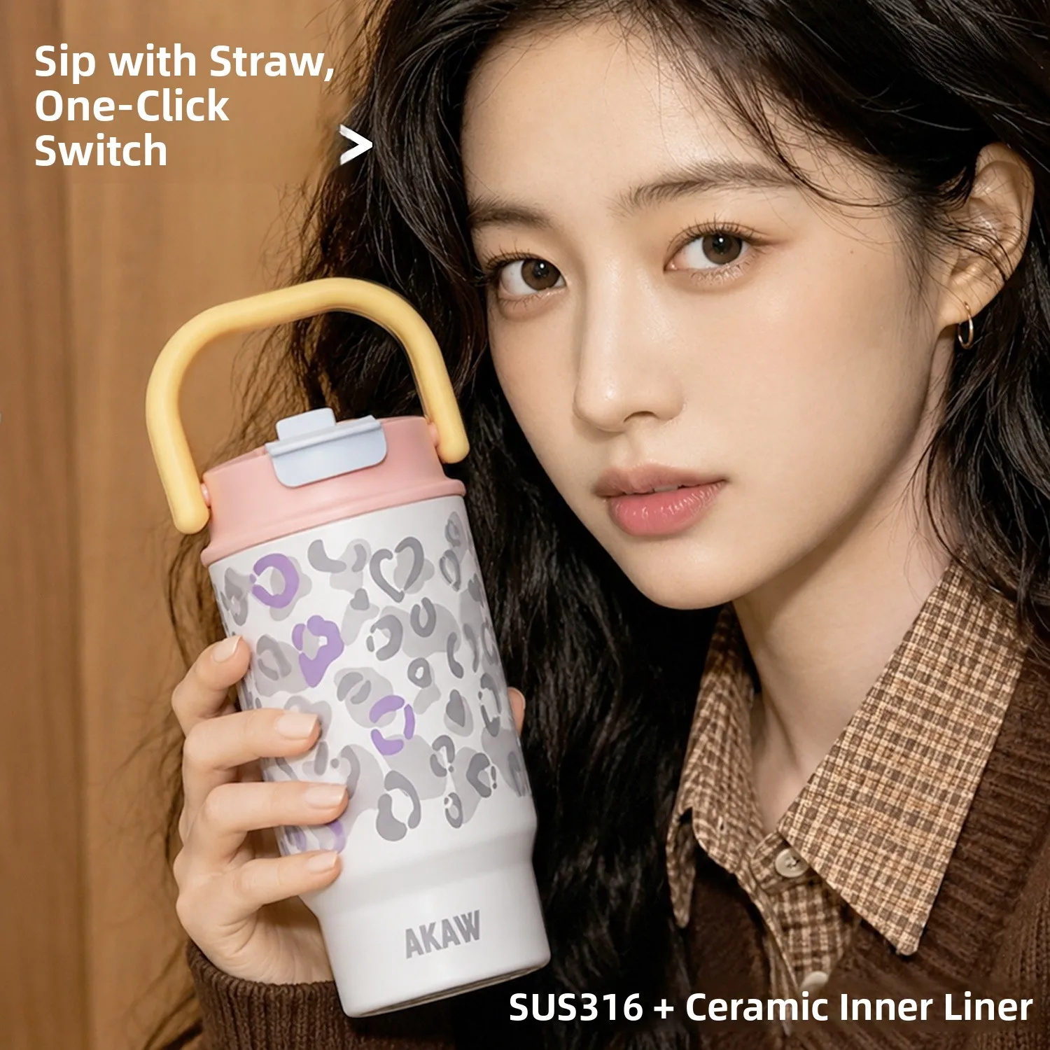 akaw-insulated-stainless-steel-water-bottle-large-capacity-portable-handle-straw-cup-for-women-high-aesthetic-value-gift-for