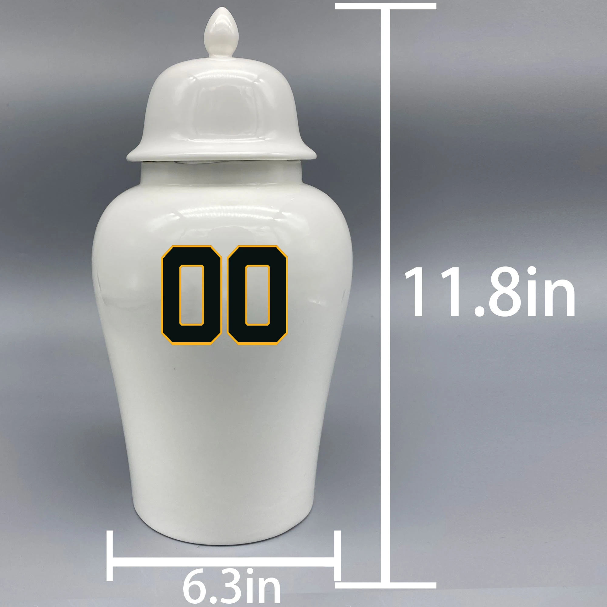 Large Urn for Pittsburgh Pirates-themed Logo Urn.Please send me the customize information-name/date and number on the urn