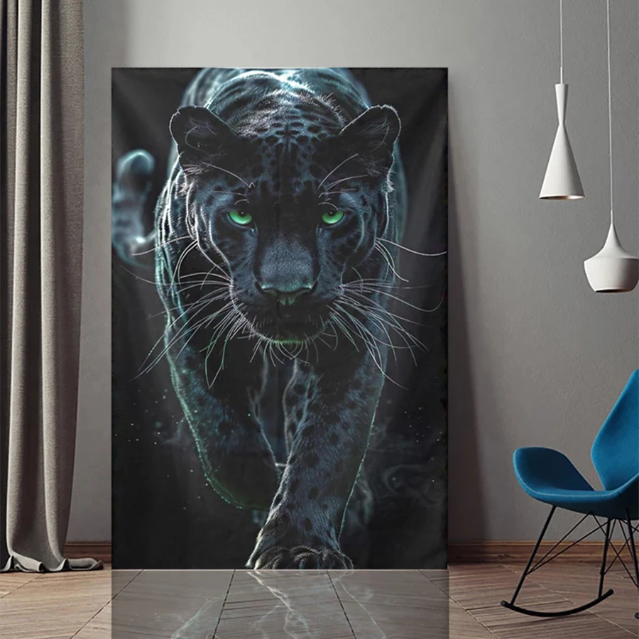 Cool Black Panther Full Diamond Painting Kit Landscape forest animal 5d Mosaic Art Wall Decoration For adult handmade gift Craft