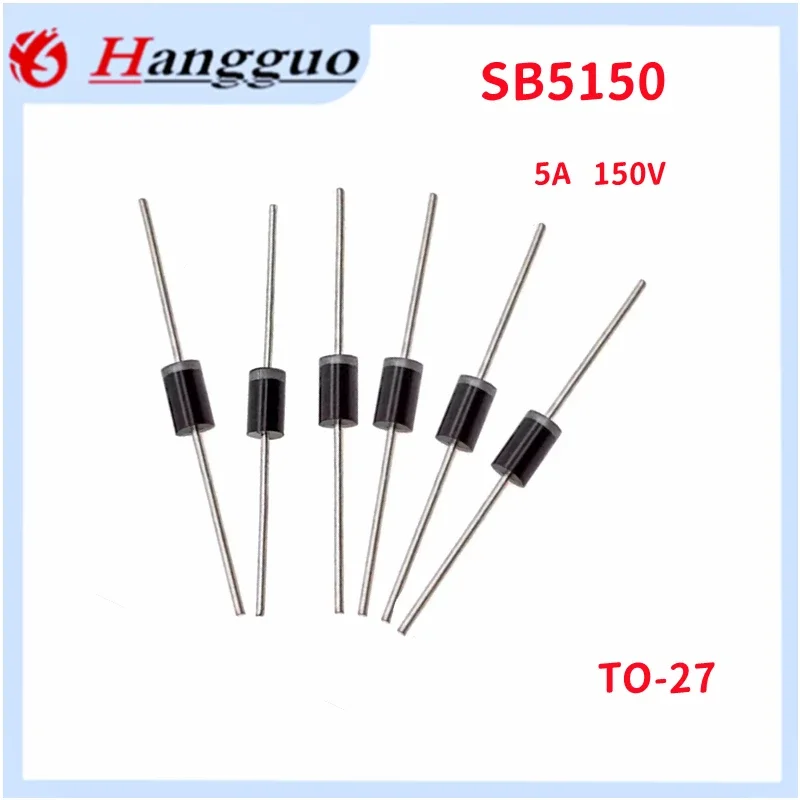 100PCS/Lot SB5150M MBR5150/SR5150/SB5150 5A/150V TO-27 TO27 Schottky diode Best quality