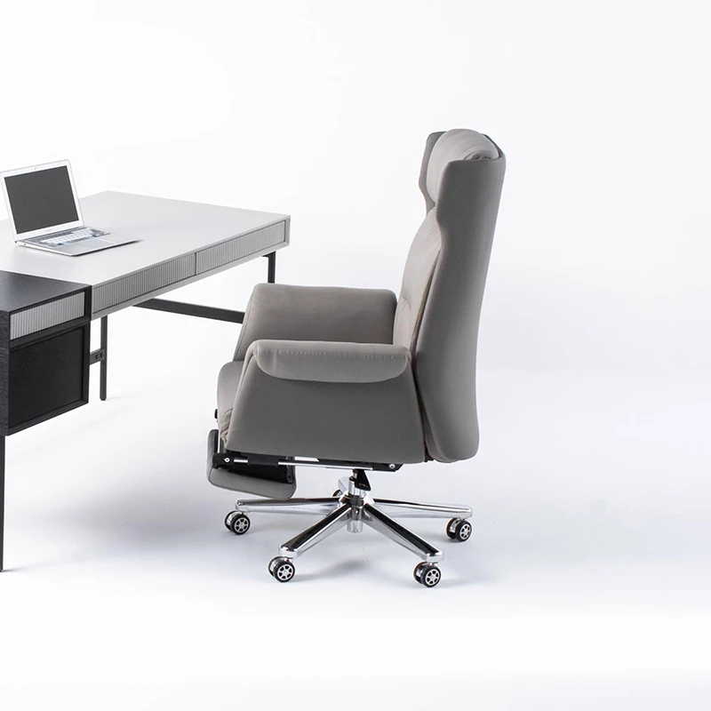 Lounge Ergonomic Office Chair Modern Swivel Study Comfortable Office Chair Bedroom Nordic Arm Designe Rmobilya Home Furniture