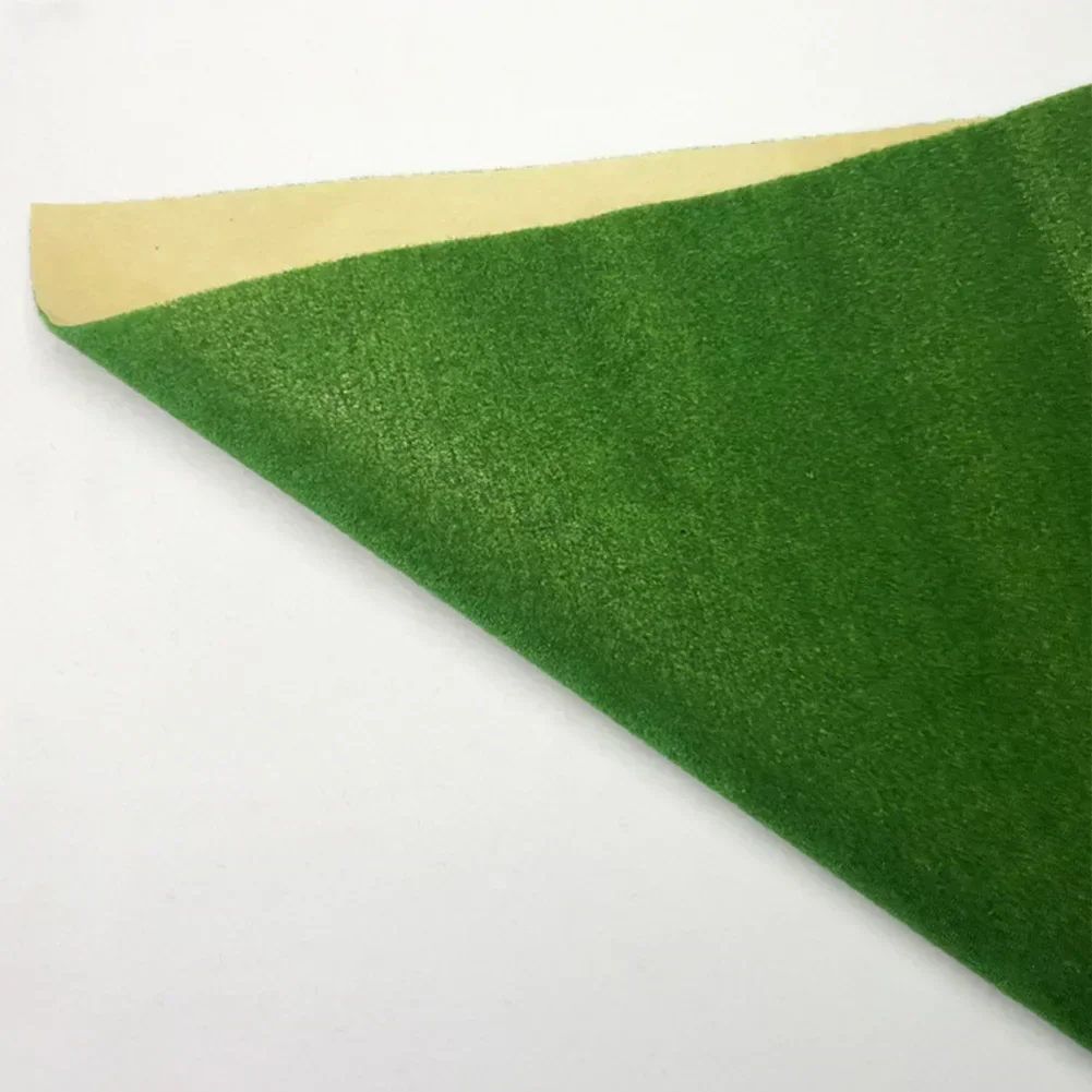 Grass Mat Thin Artificial Lawns Landscape Grass Mat For Model Train Not Adhesive Paper Lawn Fake Turf Decoration Garden