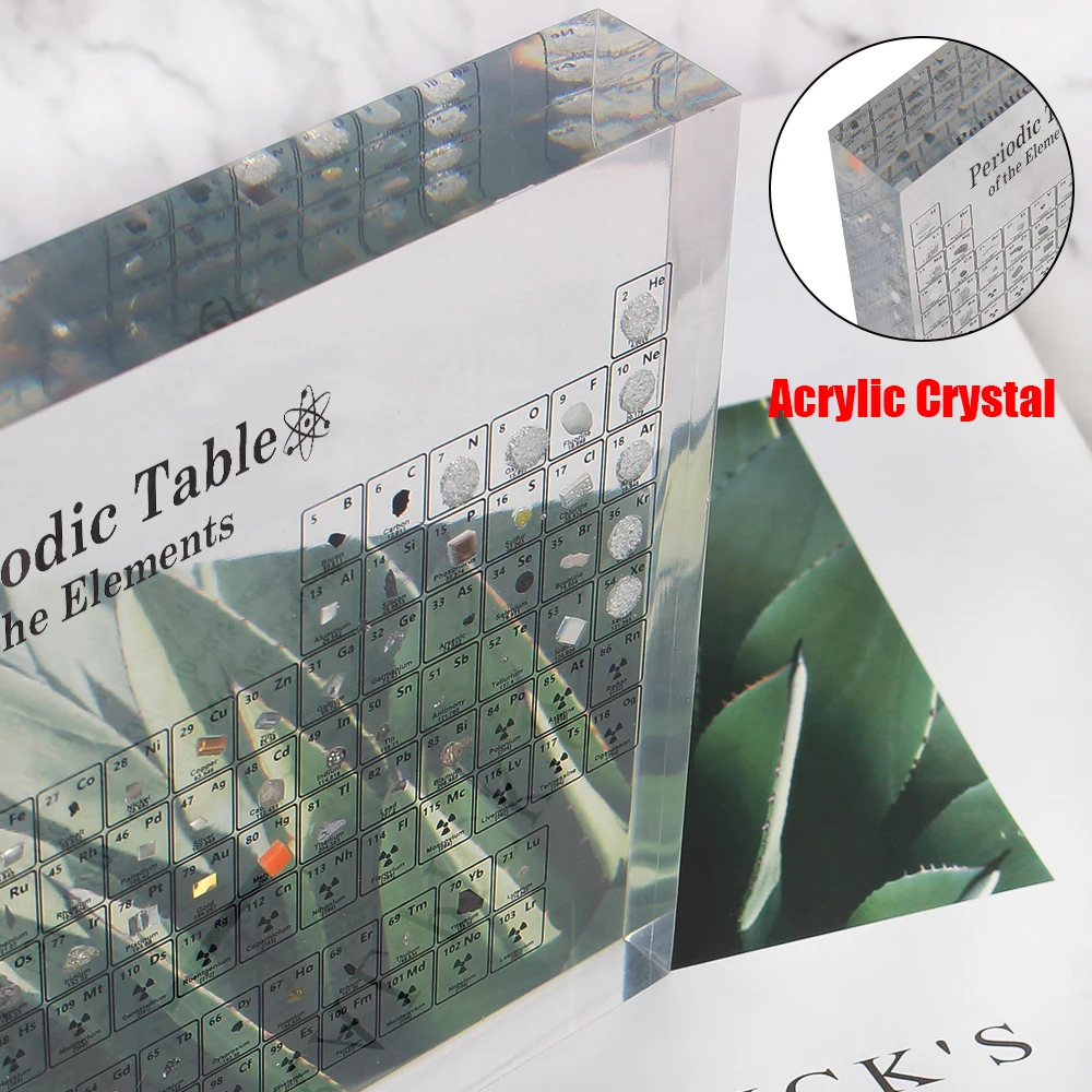 Nguyên Tố Hóa Học Hiển Thị Acrylic Bảng Tuần Hoàn Trẻ Em Trường Dạy Học Hiển Thị Thật Yếu Tố Mẫu Chữ Trang Trí