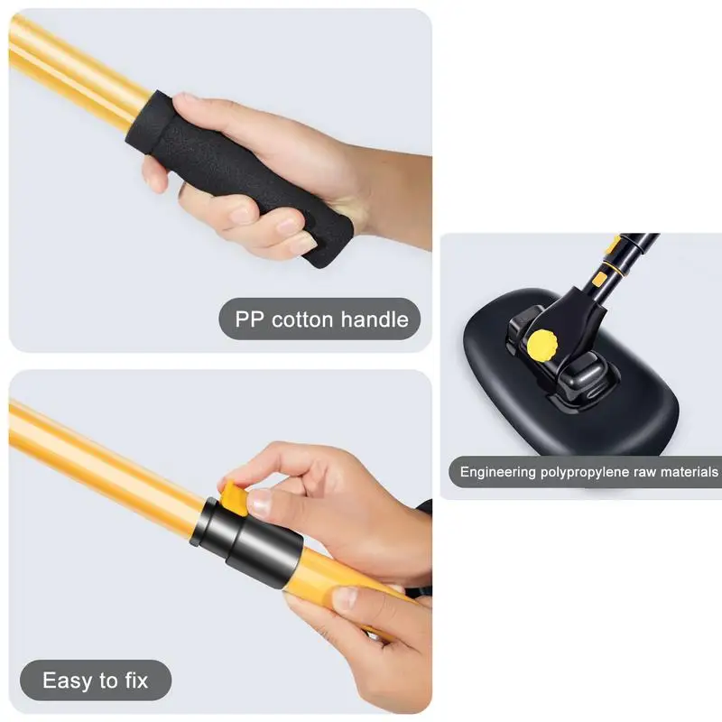 New Car Wash Mop Cleaning Brush Telescoping Long Handle Cleaning Mop Retractable Bent Bar Car Wash Brush Car Cleaning Tools