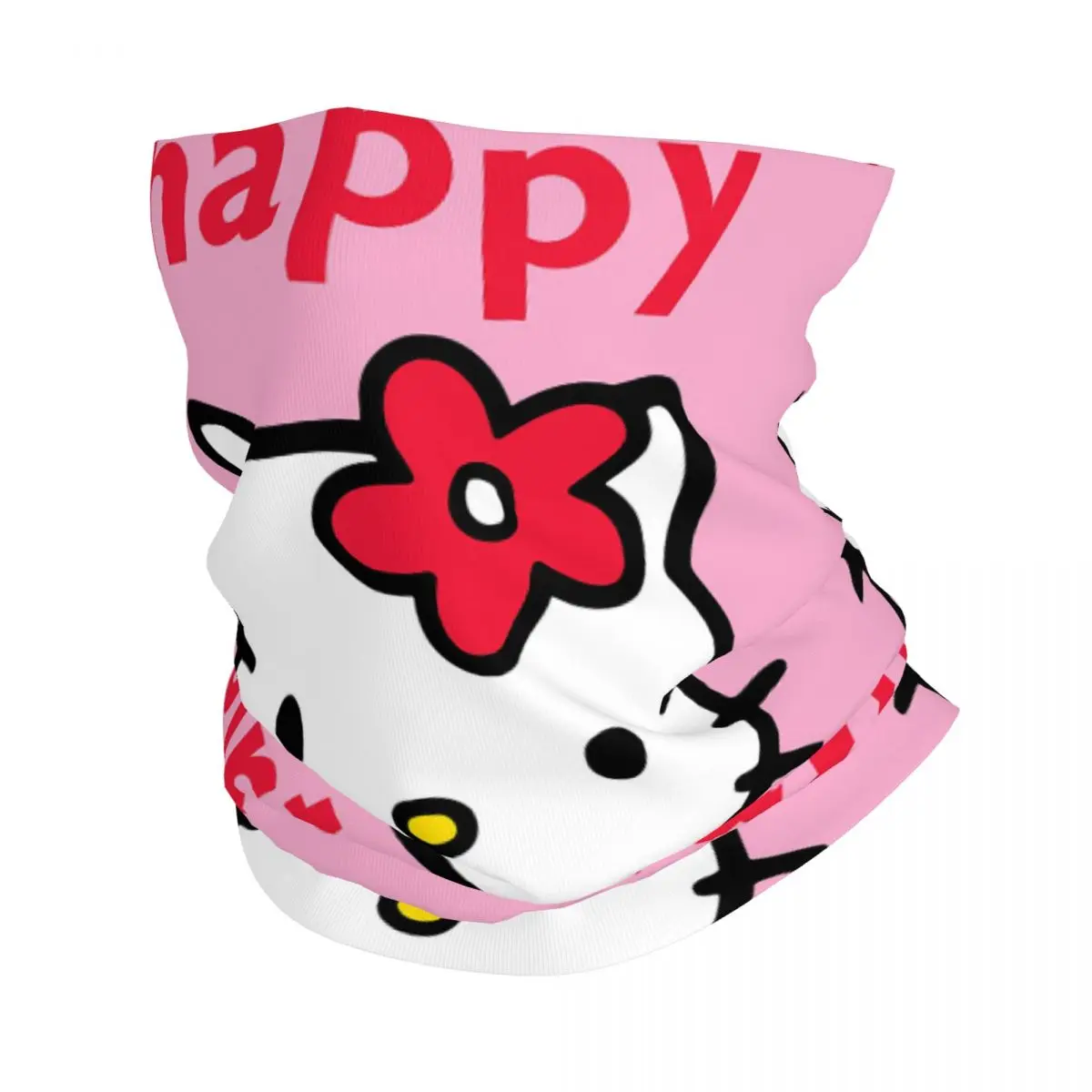 

С Днем Рождения бандана Шея Гетры мотоцикл клуб Hello Kitty лицо шарф для бега унисекс взрослый зима