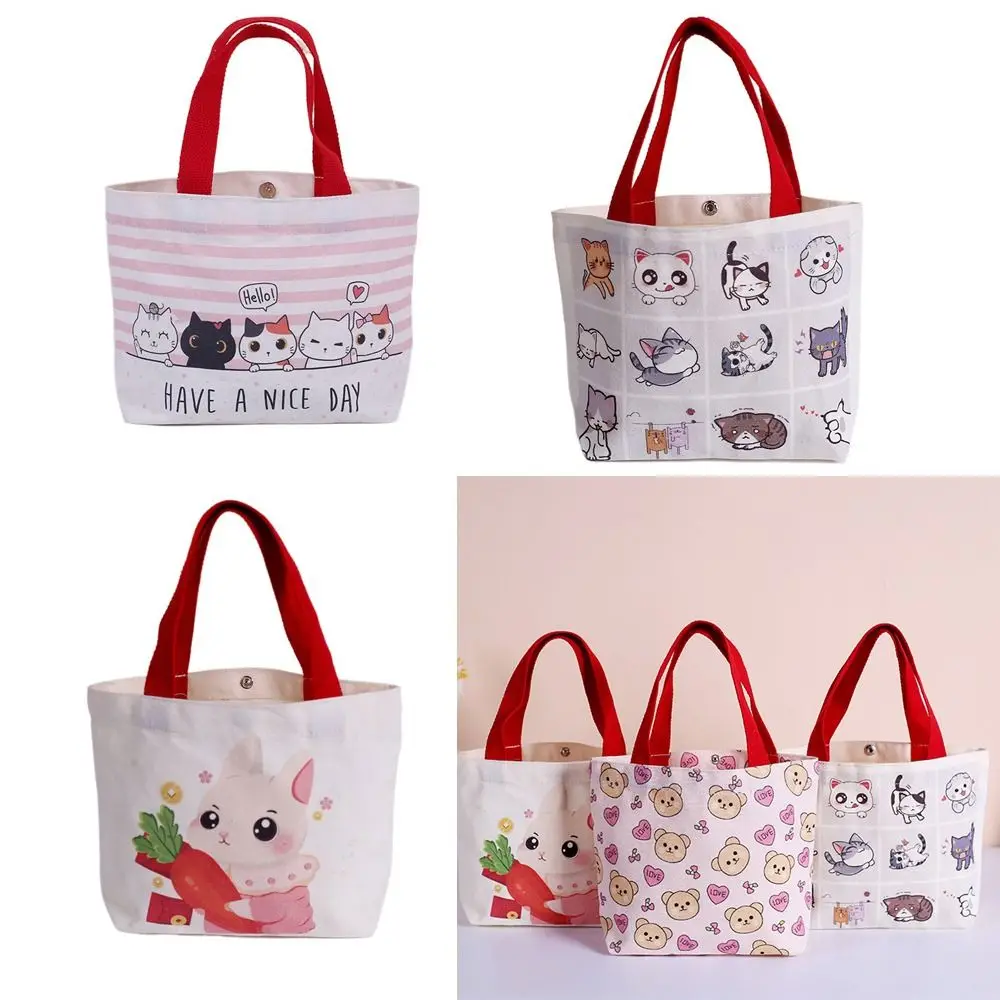 

Large capacity Canvas Bag Creative Versatile Simple Versatile Tote Bags Reusable Cute Printed Single Shoulder Bag