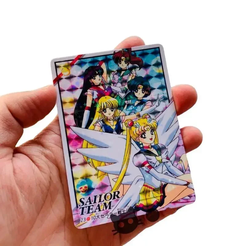 10Pcs/set Self Made Sailor Moon Sailor Mercury Chibiusa Sailor Jupiter Anime Game Characters Classic Series Collection Card Gift