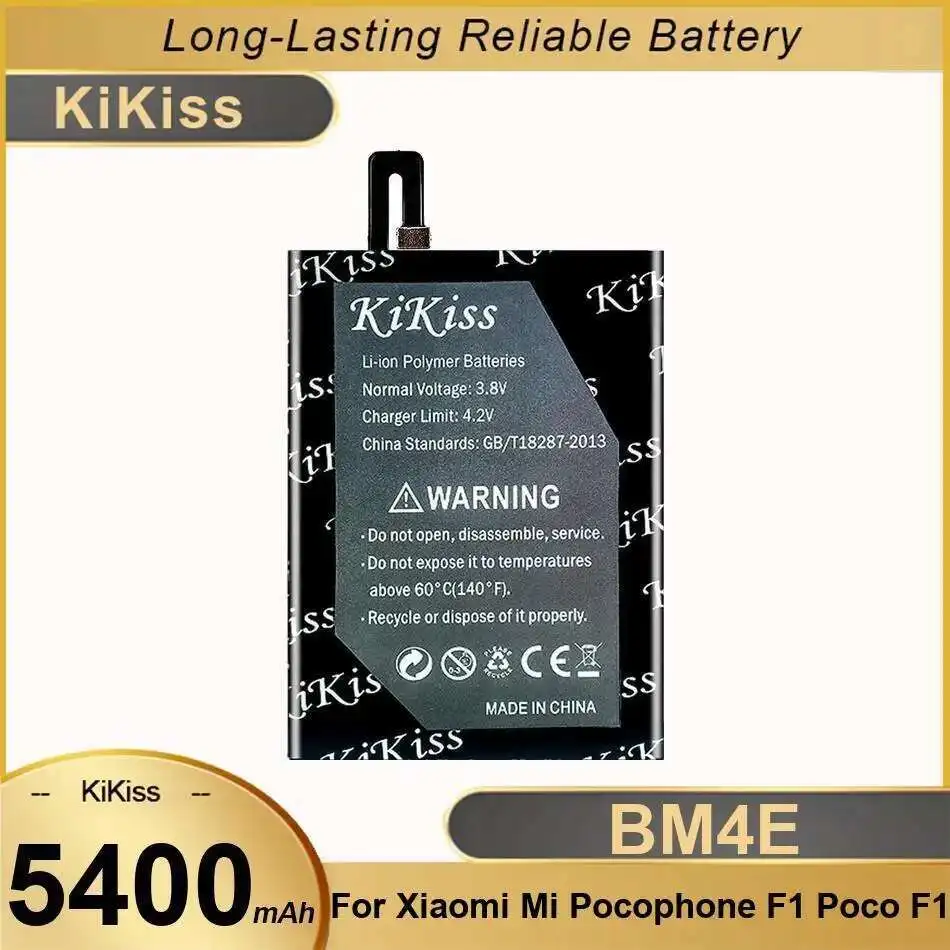 

BM4E For Xiaomi MI Pocophone F1 Poco Reliable Replacement 5400Mah Mobile Phone Battery Durable