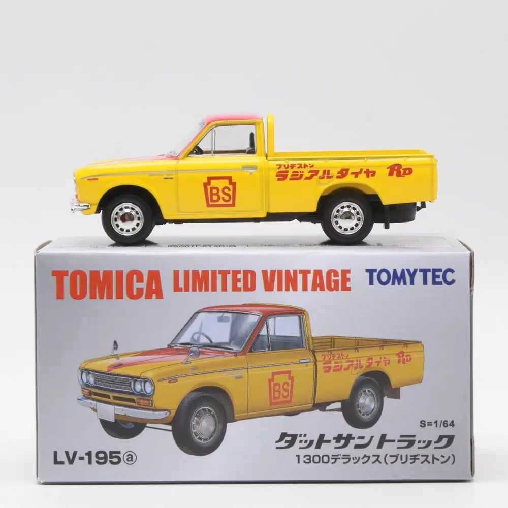 Tomytec Tomica 1:64 TLV 194a 195a Datsun Truck  Collection of die-cast alloy car decoration model toys