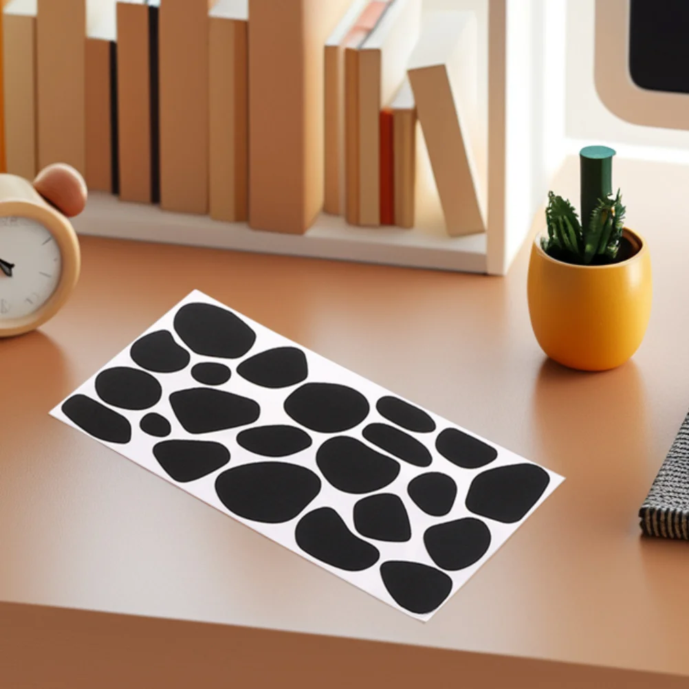 

Black Felt Children Wall Stickers Reusable Diy Decor For Kids Craft Room Home Office Hotel Use Soft Durable Adhesive Felt