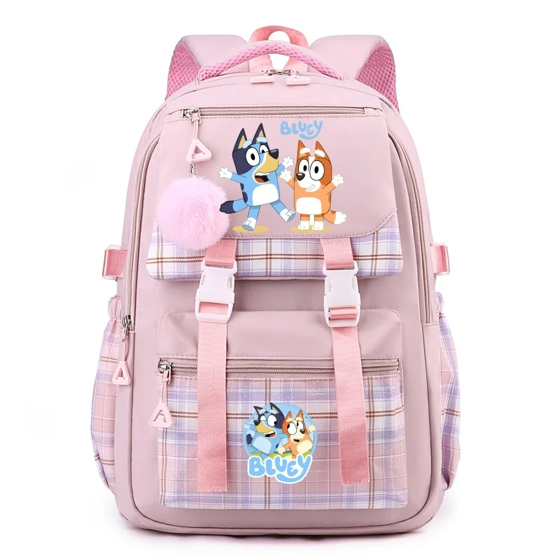 Bluey Backpack Fashion Schoolbags Bingo Teenagers Children\'s Cartoon Backpacks Large-capacity Schoolbags for Boys and Girls