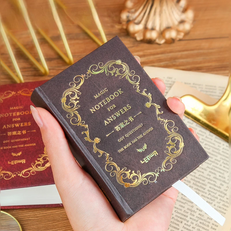 1PC The Book of Answers Hardcover Notebook Magic Answer Book Funny Stress Relief Game Book