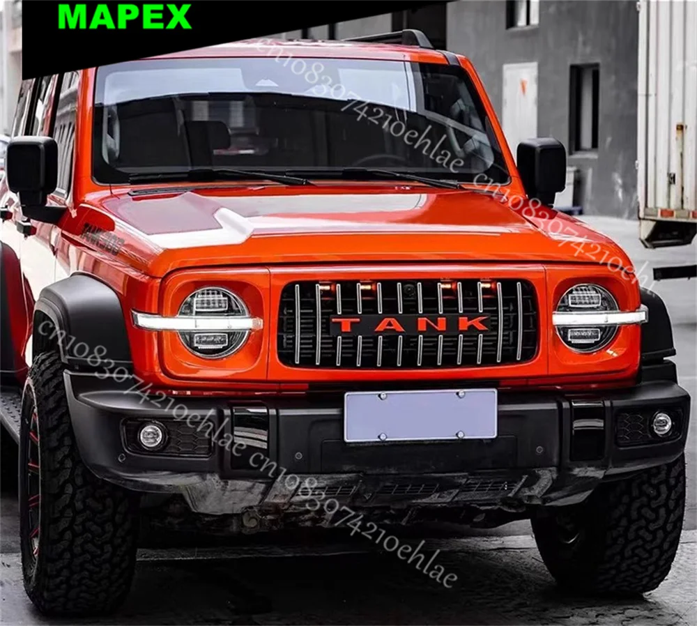 Fit for Tank 300 Grille Modified GT Grille Front Face Off-road Honeycomb Intake Grille Special Car Modification Accessories