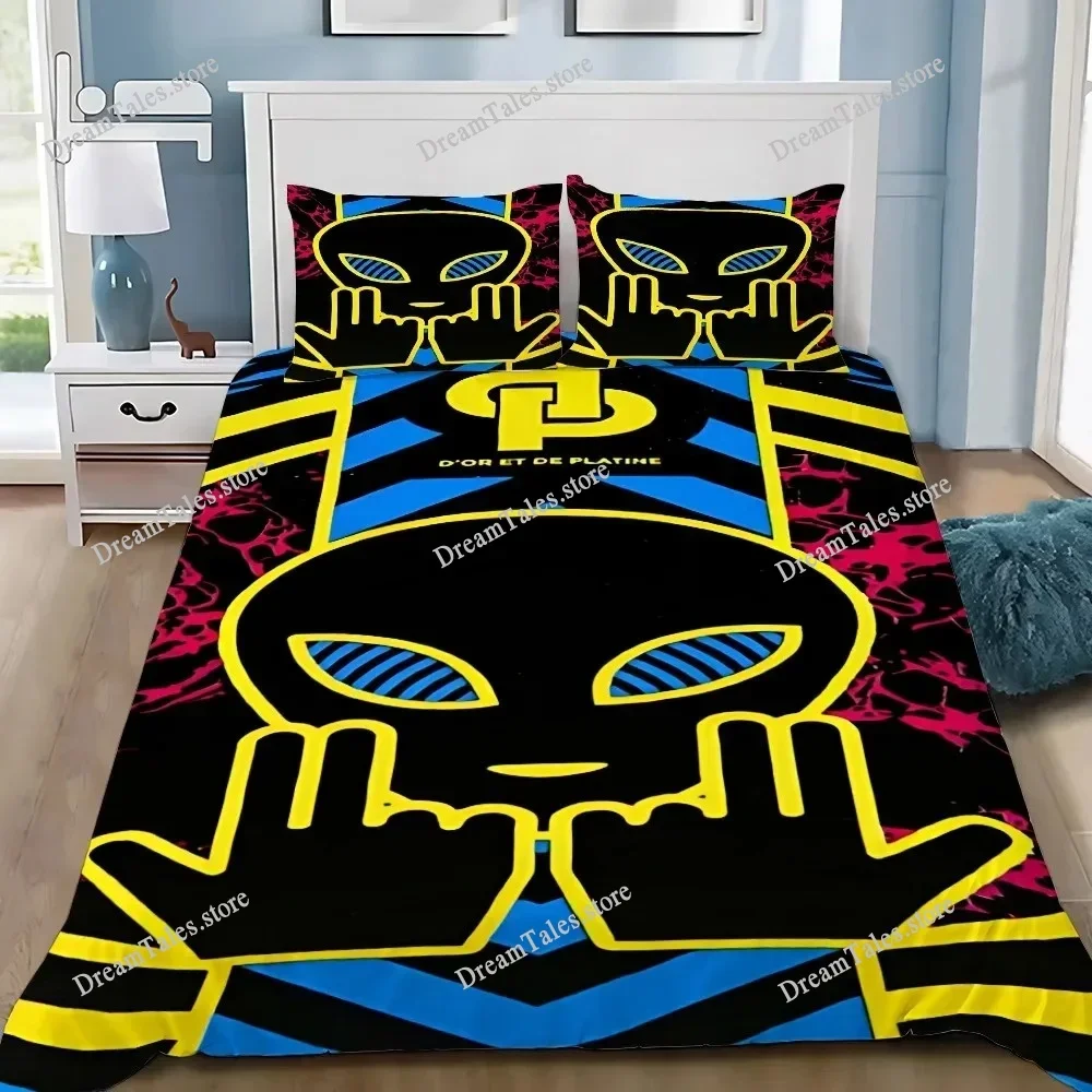 New Duvet Cover Rapper JuL C'est Pas Pillowcase Bedding Des Lol Set Adult BoyGirl Bedroom Decoration Single Double Large Size