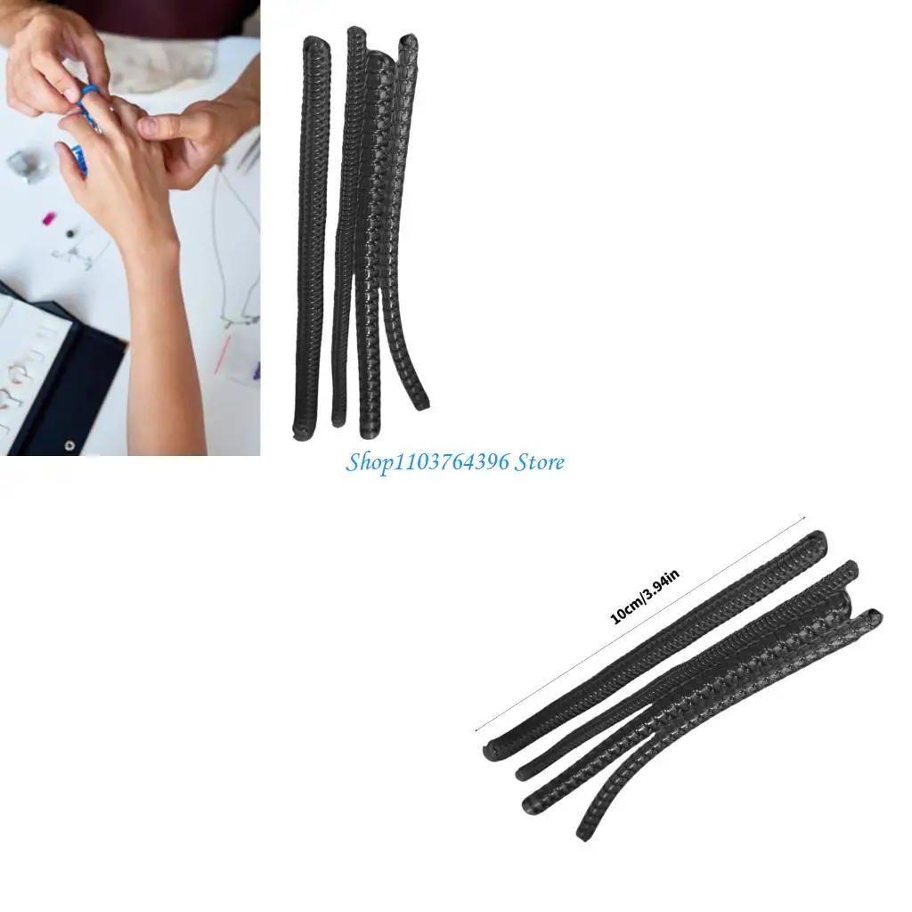 

4 Pack Jewelry Sizing Tool Set Ring Size Adjusters for Perfect Fit Nonslip