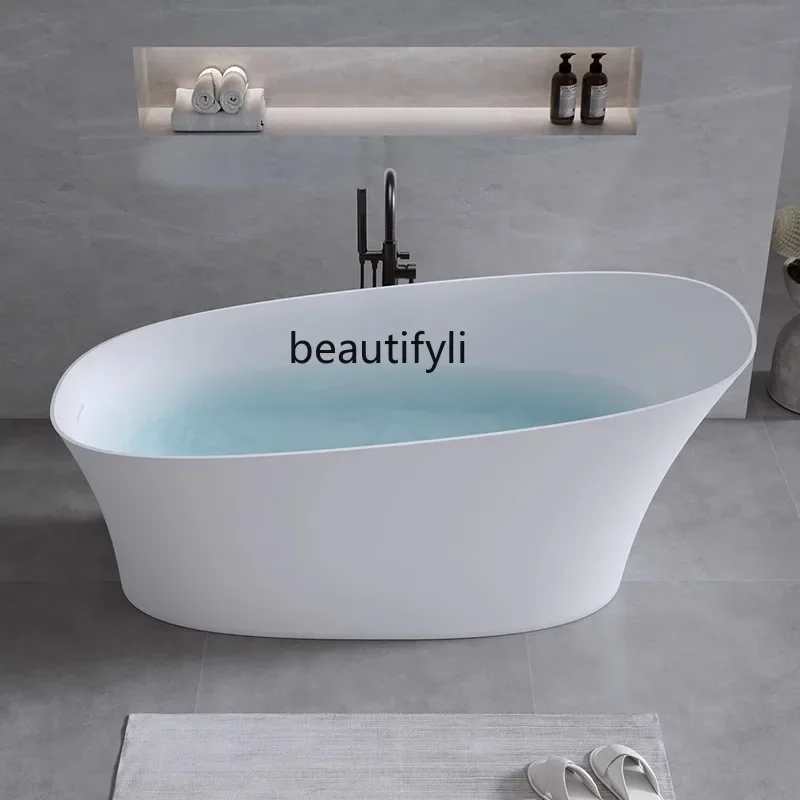 

53 Artificial stone home hotel integrated independent PMMA polymer bath tub