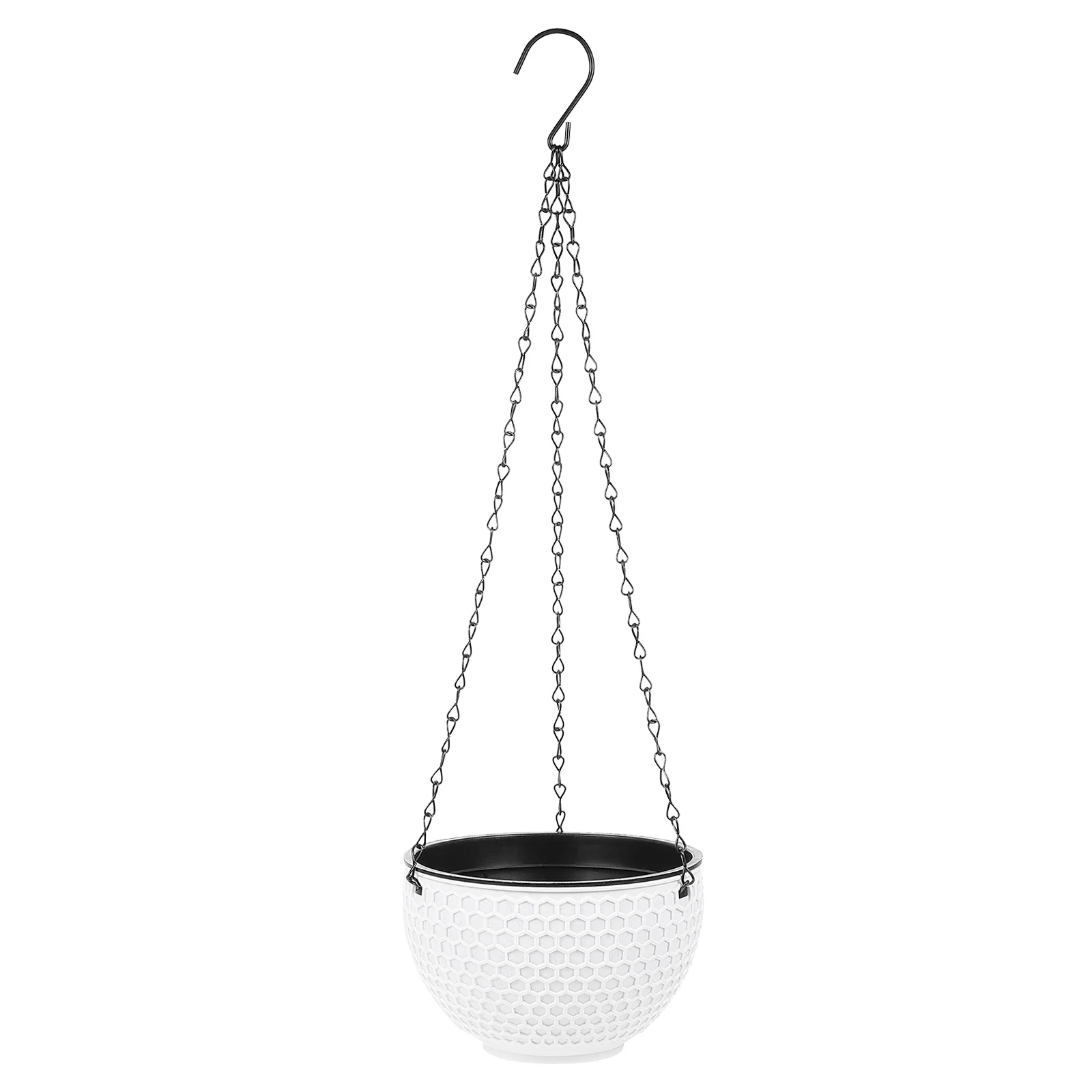 Flowerpot Practical Holder Hanging Pots for outside Decorate Attractive Appearance Decoration Plastic Chain-supported