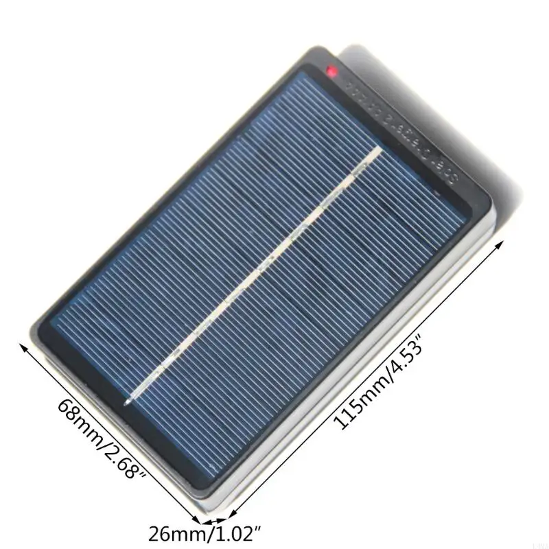L4MA Portable AA AAA Battery Charging Box 1W 4V Solar Battery