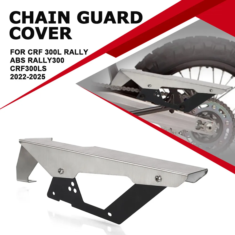 

CRF300L Motorcycle Chain Guard Protector Guide Sprocket Cover FOR Honda CRF 300L Rally ABS Rally300 CRF300LS 2022 2023 2024 2025