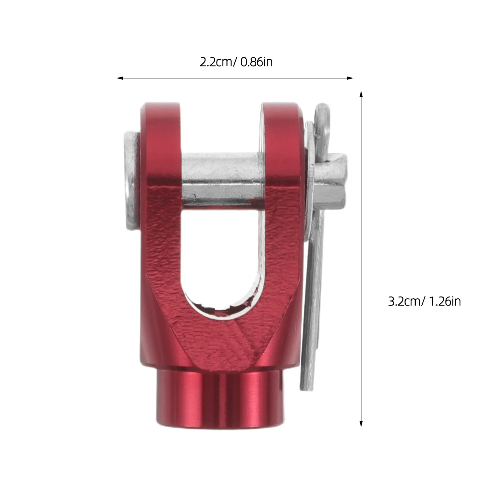 Motorcycle Rear Brake Clevis Aluminum Alloy Brake Rod Connecting Fork Tip for Dirt Bike Motocross Atv Pit Bike Enhanced Braking
