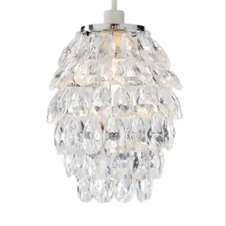 Pineapple Jewel Easy Fit Pendant Acrylic Beads Lamp Shade - no bulb