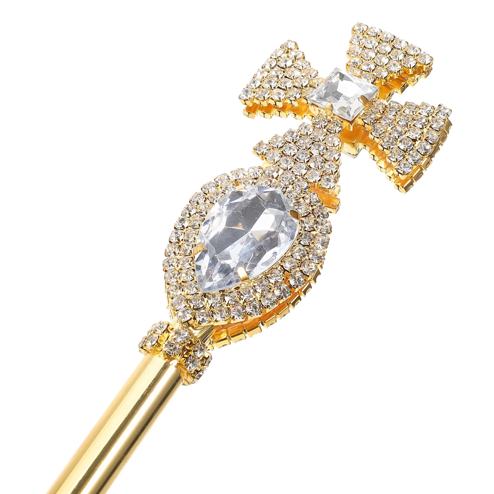 

Halloween Cosplay King Cane Prop Durable Lightweight Decorative Costume Walking Stick Scepter Party