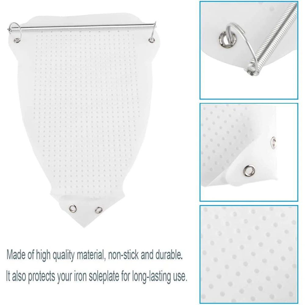 1 PCS Ironing Shoe Protective Cover Sole to Improve Ironing Results For Most Irons Easy Installation Iron Shoe Cover Accessory