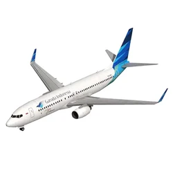 1:100 Boeing 737-800 Aircraft Airlines 3D Paper Model DIY Handmade Toys